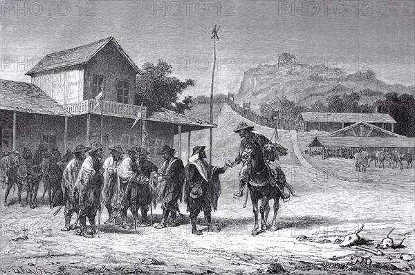 Distribution of cigars to the locals in Paraguay  /  Verteilung von Zigarren an die Einheimischen in Paraguay