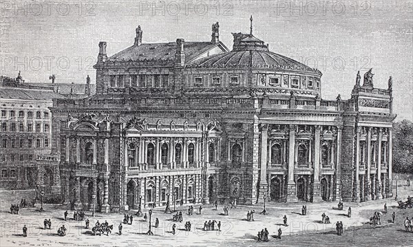 the Hofburg theater at Vienna