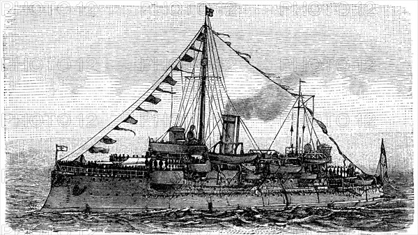 Ironclad warship King Wilhelm I.