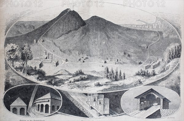 The railway on Mount Vesuvius