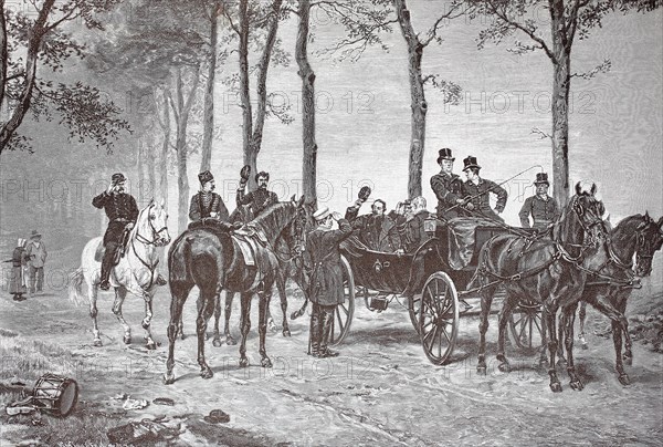 the meeting of bismarck and napoleon