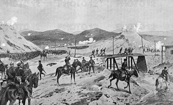 Action by the Bulgarians after the defense of the Serbian attack on the entrenchment at Sliwnizam he Battle of Sliwniza