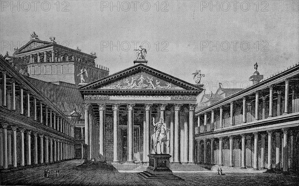 The Forum Julianum with the Temple of Venus Genetrix