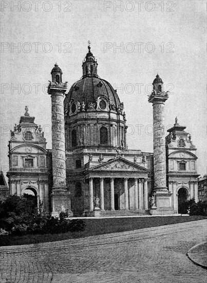 church Karlskirche in Vienna