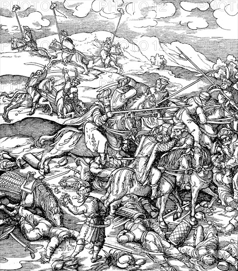 Fight against the Turks around 1413 / Kampf gegen die Türken um 1413