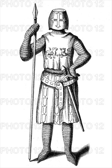 French knight at the end of the 13th century