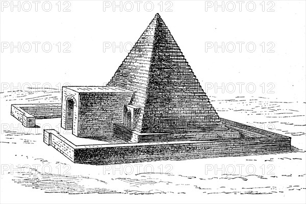 Tomb pyramid of Abydos