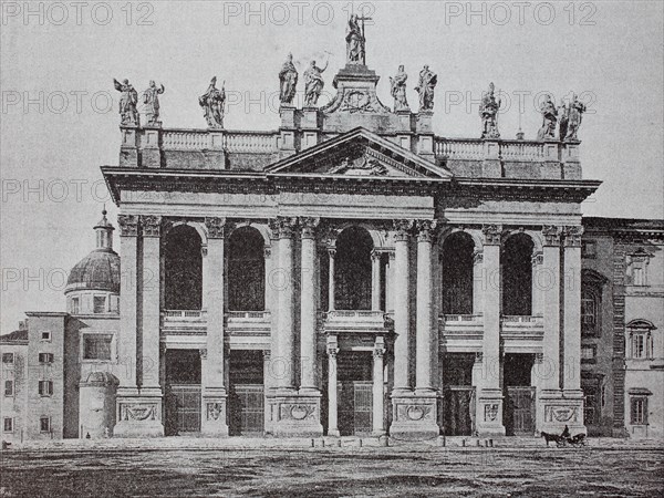 The facade of the Lateran Palace