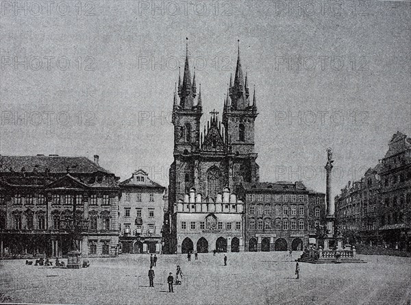 The Old Town Square in Prague