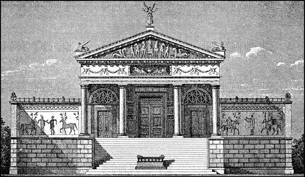 Etruscan temple