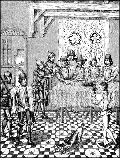 The capture of Charles the Evil in Navarre