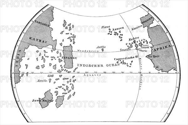 The world map of Toscanelli