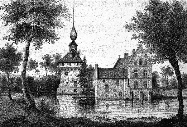 Das Schloß des Kardinal Granvella zu Saint Tosse-in-Noode / Cardinal Granvella's castle at Saint Tosse-in-Noode