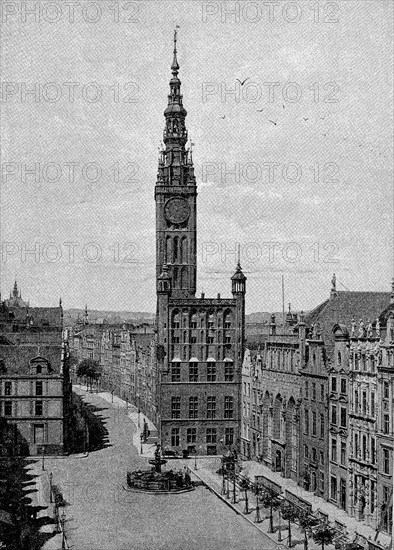 Langemarkt and City Hall of Gdansk