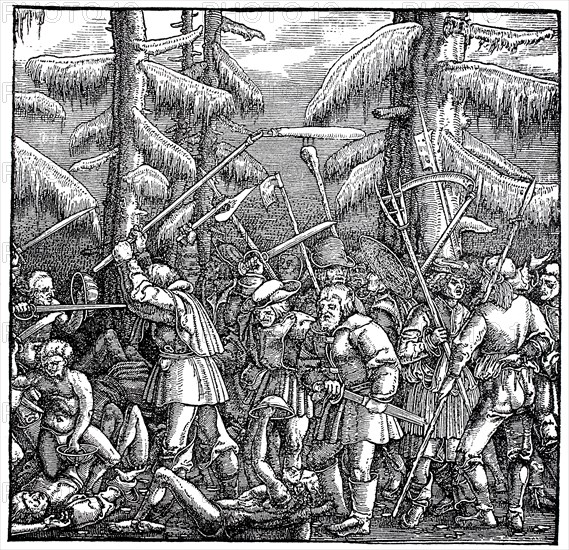 German Peasants' War / Kämpfende Bauern im Bauernkrieg