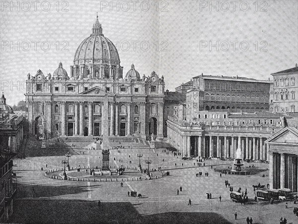 St. Peter's Basilica and the Vatican in Rome
