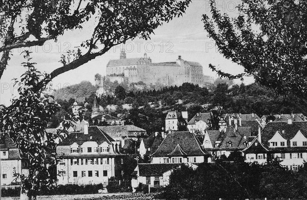 Kulmbach with the Plassenburg in Upper Franconia