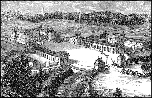 Palace of Versailles in 1665