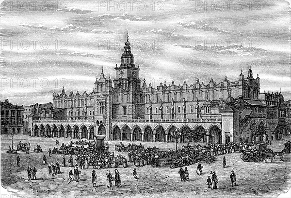 The market square of Krakow