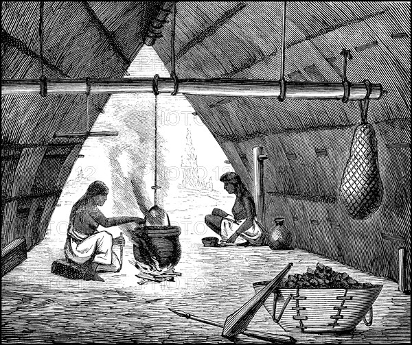 Apartment of the Indians in Central America