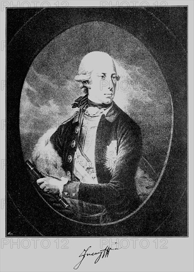 Franz Joseph Karl (* February 12, 1768, † 2 March 1835) from the House of Habsburg-Lothringen was from 1792 to 1806 when Franz II, the last emperor of the Holy Roman Empire of the German Nation.  /  Franz Joseph Karl (* 12. Februar 1768; † 2. Maerz 1835) aus dem Haus Habsburg-Lothringen war von 1792 bis 1806 als Franz II. der letzte Kaiser des Heiligen Roemischen Reiches Deutscher Nation