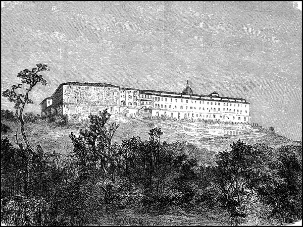 Benedictine monastery on Monte Cassino near Naples