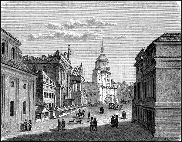 Lublin in Poland in the 16th century / Lublin in Polen im 16. Jahrhundert