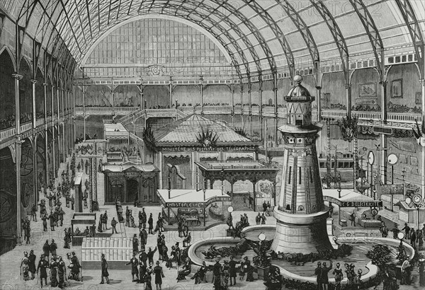 France, Paris, The first International Exhibition of Electricity, 1881