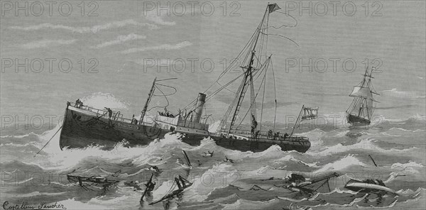 Spain, Shipwreck of the "Jovellanos" steamboat
