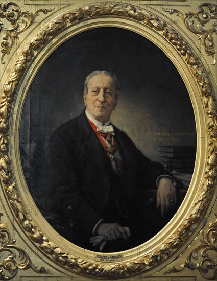 Angel de Saavedra y Ramirez de Baquedano, Portrait by Federico de Madrazo y Kuntz