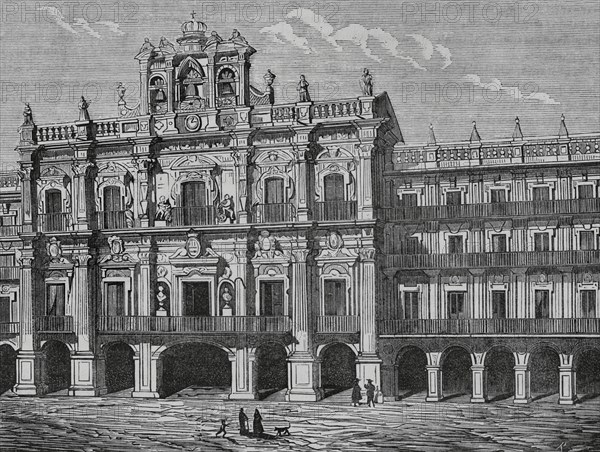 Spain, Salamanca, Plaza Mayor