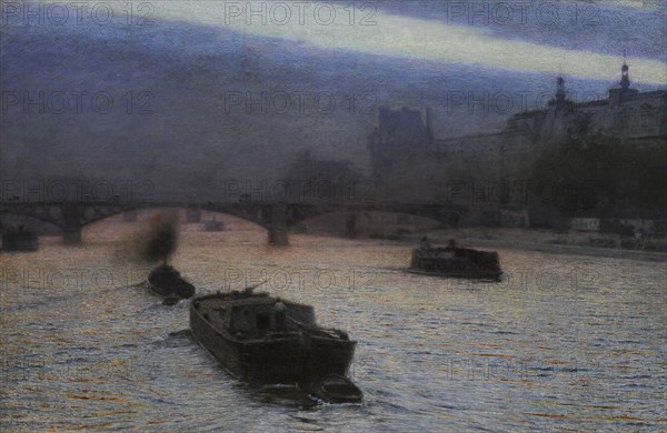 Aleksander Gierymski, Evening on the Seine, 1893