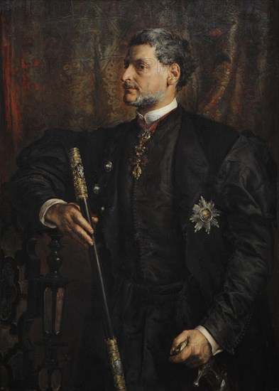 Alfred Potocki, Portrait by Jan Matejko