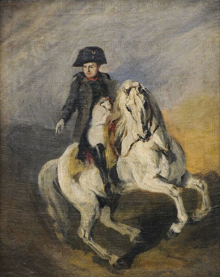 Piotr Michalowski, Napoleon on a Grey Horse, before 1846