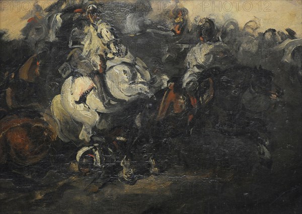 Piotr Michalowski, Encounter of Cuirassiers, 1840-1855