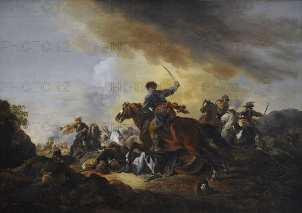 Aleksander Orlowski, Battle Scene, before 1802