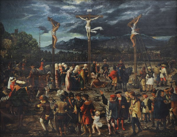 Hans Muelich or Mielich, Crucifixion, 1539
