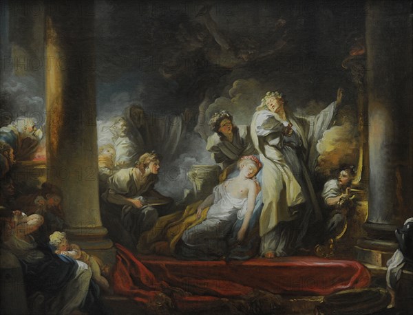 Jean Honore Fragonard, The Sacrifice of Caliroe, 1765