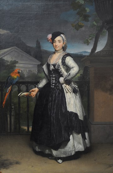 Anton Raphael Mengs, Portrait of the Marquise de Llano, 1770