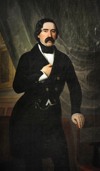Nazario Carriquiri Ibarnegaray, Portrait by Antonio María Esquivel y Suarez de Urbina