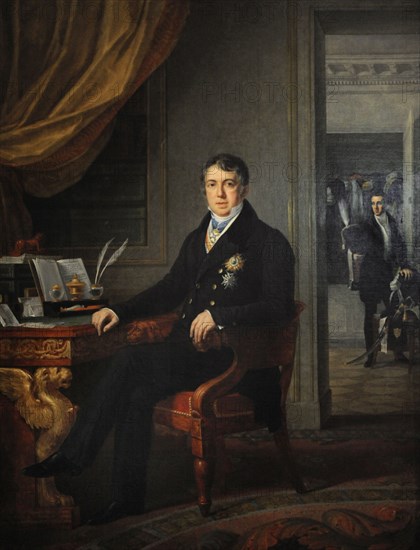 Alejandro Maria Aguado y Remirez de Estenoz, Portrait by Francisco Lacoma y Fontanet