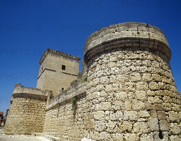 Portillo Castle or Castle of the Counts of Benavente, Spain, Portillo,