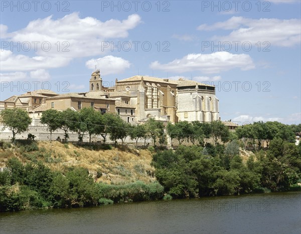 The Royal Monastery of Santa Clara, founded in 1363, next to the Douro river, Spain, Tordesillas,