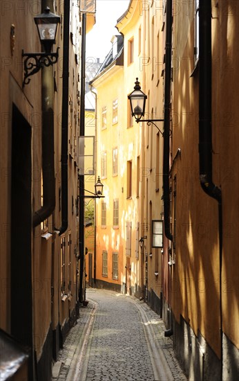 Street in the Old Town, Sweden, Stockholm,