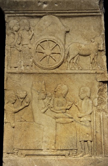 Anatolian-Persian funerary stele, 5th century BC