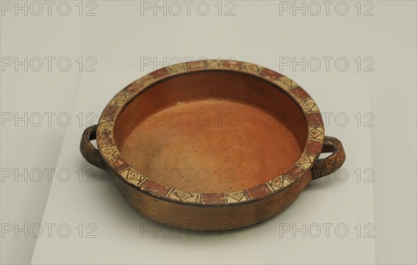 Bowl; Miniature with imperial Inca decoration