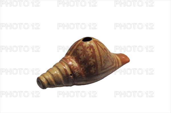 Snail shaped musical instrument