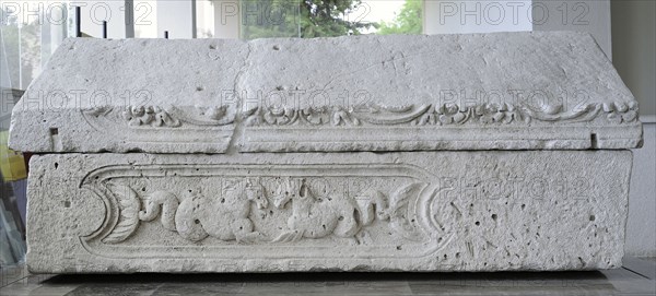 Roman sarcophagus from Biskupija, near Knin, reused in 9th century