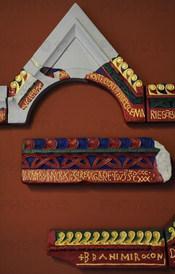 Reconstruction of the polychromy used in the Early European medieval ages, Croatia