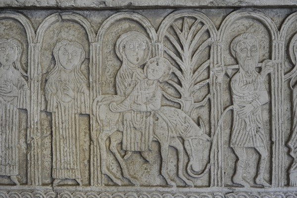 Screen slabs from the Church of St Nediljica in Zadar